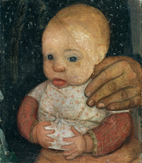 Niño con la mano de su madre. Paula Modersohn-Becker, 1906
