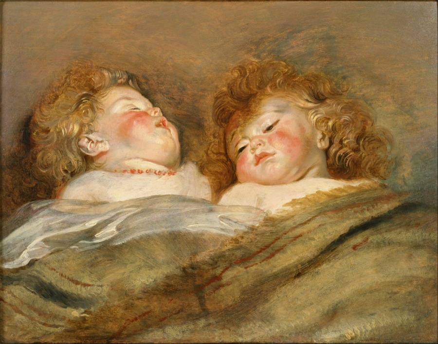 Dos niñas durmiendo. Peter Paul Rubens, 1612