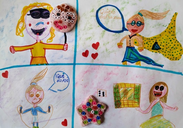 Figure 3. Drawing award in the 7-10 years age group (Vega J., 7 years, Castellon)