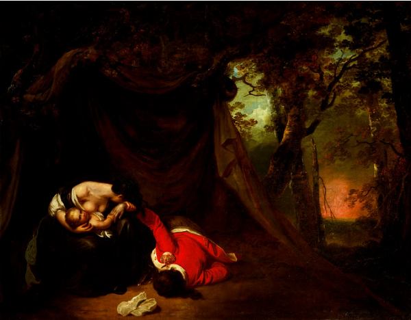 El soldado muerto. Joseph Wright, 1789