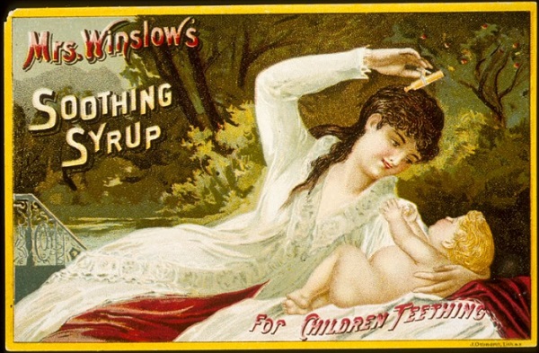 El jarabe calmante de la Sra. Winslow. Autor desconocido. 1887