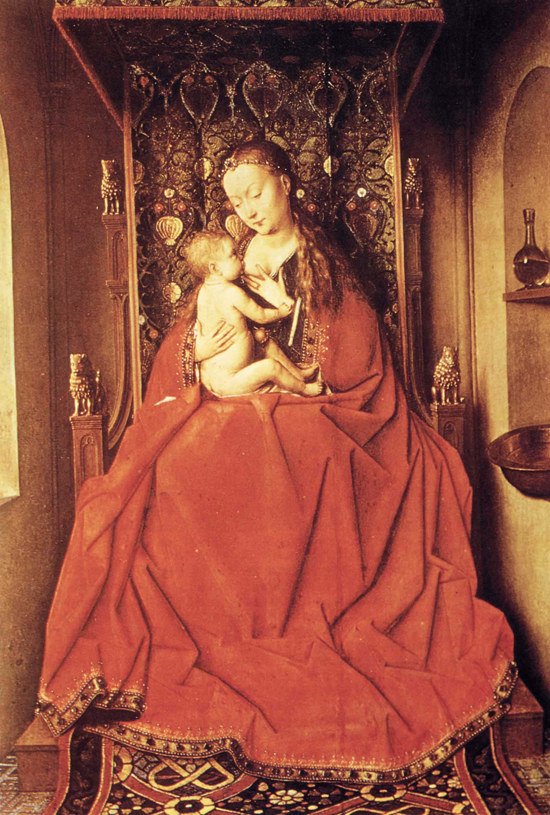 La Virgen de Lucca. Van Eyck, 1431